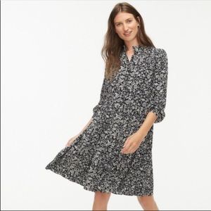 J. Crew Shirtdress in tossed bouquet print - Small - Worn twice